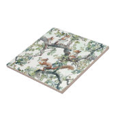 Schattige eekhoornpatroon tegeltje (Zijkant)