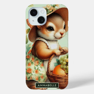  Schattige Eekhoornschilderij iPhone 15 Case
