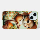 Schattige Eekhoornschilderij Case-Mate iPhone Case (Achterkant (horizontaal))