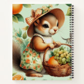 Schattige Eekhoornschilderij Notitieboek (Achterkant)