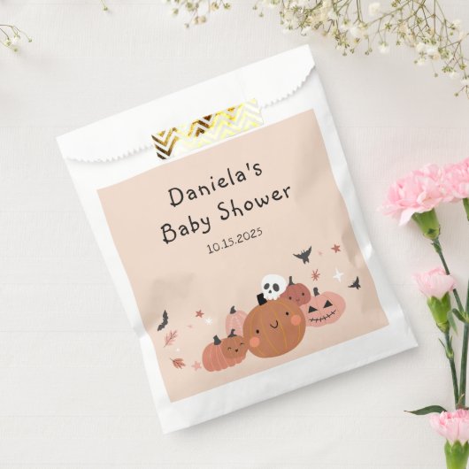 Schattige een beetje Boo Halloween Baby shower Bedankzakje (Gezegeld)