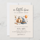 Schattige een beetje Boo Halloween Baby shower Kaart (Voorkant)