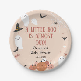 Schattige een beetje Boo Halloween Baby shower Papieren Bordje