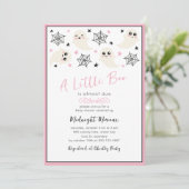 Schattige Een beetje Boo Halloween Baby shower Uit Kaart (Staand voorkant)