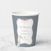 Schattige Een Gekke Gans 1e Verjaardagsfeest Papieren Bekers (Voorkant)