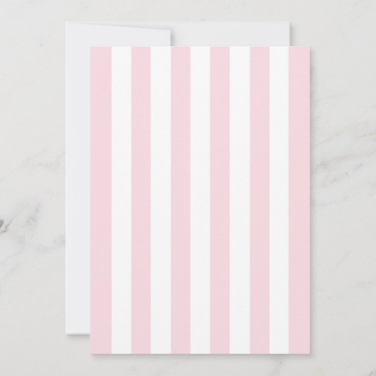 Schattige Een Gekke Gans Roze Boog Eerste Verjaard Kaart (Achterkant)