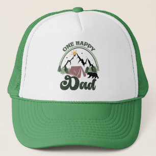 Schattige Een Happy Camper Verjaardag Een Happy Da Trucker Pet