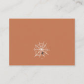 Schattige Een Little Boo Halloween Luier Raffle Informatiekaartje (Achterkant)