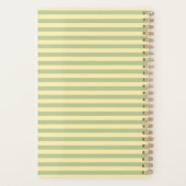 Schattige eend met boek kind geel academisch plann planner (Achterkant)