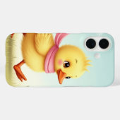 Schattige Eend met Sjaal iPhone / iPad hoesje (Achterkant (horizontaal))