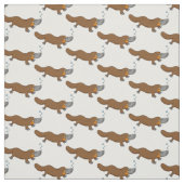 schattige eend stof (Swatch)