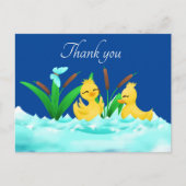 schattige eenden om het even welk doel dank u briefkaart (Voorkant)