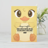 schattige eenden seksneutraal diaploterijkaarten kaart (Staand voorkant)