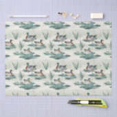 Schattige eendenpatroon tissuepapier (Craft)