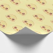 Schattige eendenwikkelpapier cadeaupapier (Hoek)