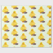 Schattige eendenwikkelpapier cadeaupapier (Vlak)