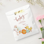 Schattige eendje Baby shower Bedankzakje (Gezegeld)