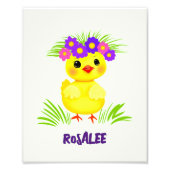 Schattige eendje foto afdruk (Voorkant)