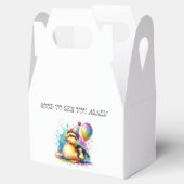 Schattige eendje Happy Birthday Party Favoriet Box Bedankdoosjes (Geopend)