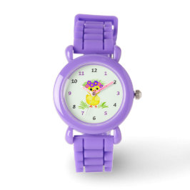 Schattige eendje horloge