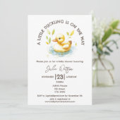 Schattige eendje is op weg naar genderneutraal kaart (Staand voorkant)