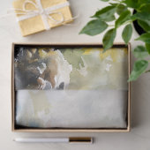 Schattige eendje met bloemen Waterverf Decoupage Tissuepapier (Geschenk)