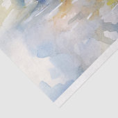 Schattige eendje met bloemen Waterverf Decoupage Tissuepapier (Detail)