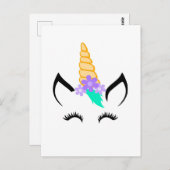 Schattige eenhoorn Briefkaart (Voorkant / Achterkant)
