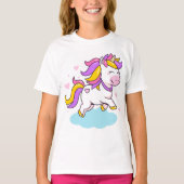 Schattige Eenhoorn Cartoon - Schattigee & Magische T-shirt (Voorkant)