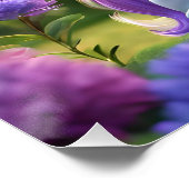 Schattige Eenhoorn Glossy Poster (Hoek)