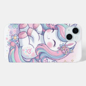 Schattige Eenhoorn Hoesje-Mate iPhone Case (Achterkant (horizontaal))