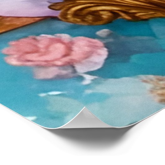 Schattige Eenhoorn in het Bad Poster (Hoek)