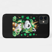 Schattige Eenhoorn Klaver St. Patrick's Dag Case-Mate iPhone Case (Achterkant (horizontaal))