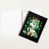 Schattige Eenhoorn Klaver St. Patrick's Dag Planner (Display)