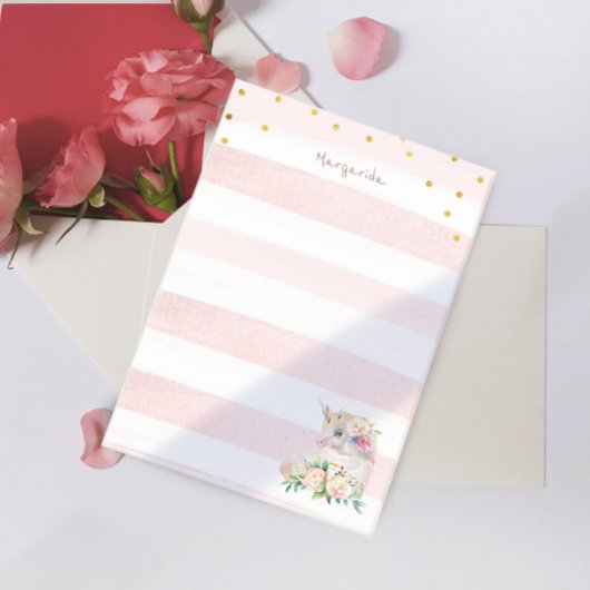 Schattige eenhoorn magisch meisje post-it® notes