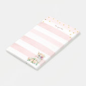 Schattige eenhoorn magisch meisje post-it® notes (Schuin)