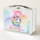 Schattige Eenhoorn met Rainbow Design voor Meisjes (Voorkant)