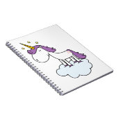Schattige eenhoorn notitieboek (Rechterzijde)