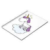 Schattige eenhoorn notitieboek (Linkerzijde)