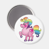 schattige eenhoorn-pony magneet (Voorkant / Achterkant)