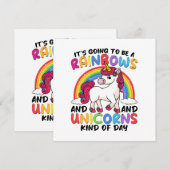 Schattige Eenhoorn Regenboog Grappig (Voorkant / Achterkant)