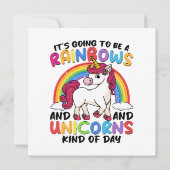 Schattige Eenhoorn Regenboog Grappig (Achterkant)