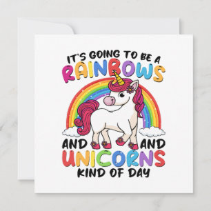 Schattige Eenhoorn Regenboog Grappig