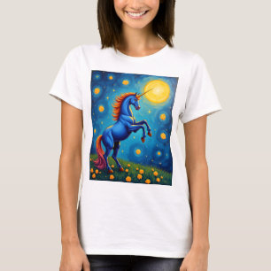 Schattige Eenhoorn Sterrennacht (1) T-shirt