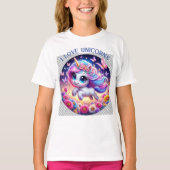 schattige eenhoorn t-shirt (Voorkant)