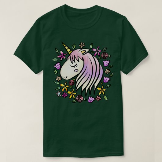 schattige eenhoorn t-shirt (Design voorkant)