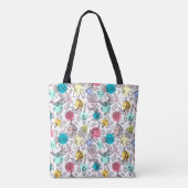Schattige  eenhoornpatroon tote bag (Achterkant)
