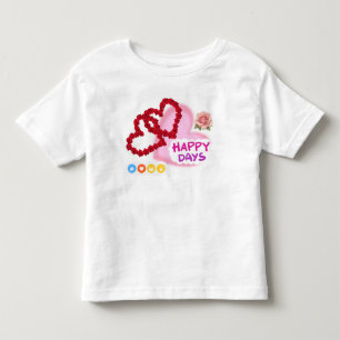 Schattige Eenhoorns en Vlinders Kleurrijke Bloemen Kinder Shirts