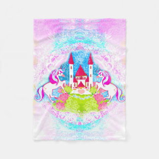 schattige eenhoorns Fleece Blanket