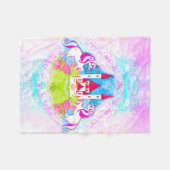 schattige eenhoorns Fleece Blanket Deken (Voorkant (Horizontaal))